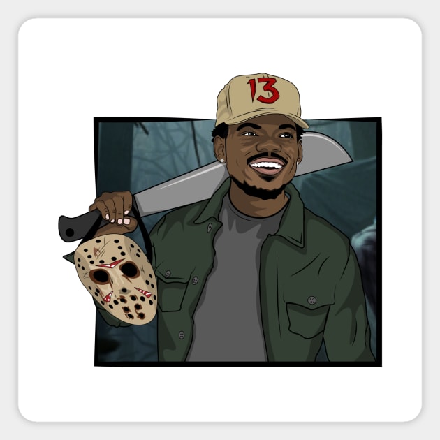 Chance The Slasher Magnet by Super Atomic Tees